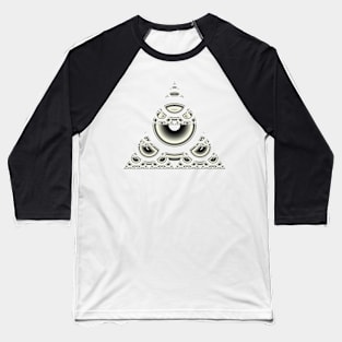 Sierpinski V Baseball T-Shirt